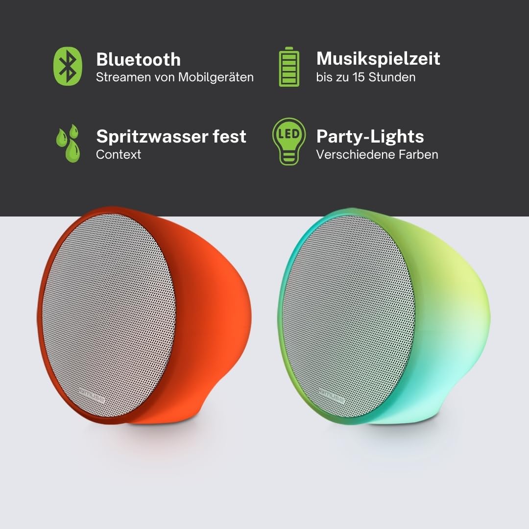 - Lumière d'ambiance multicolore - Bluetooth - Batterie intégrée - T MUSE - ML655BT
