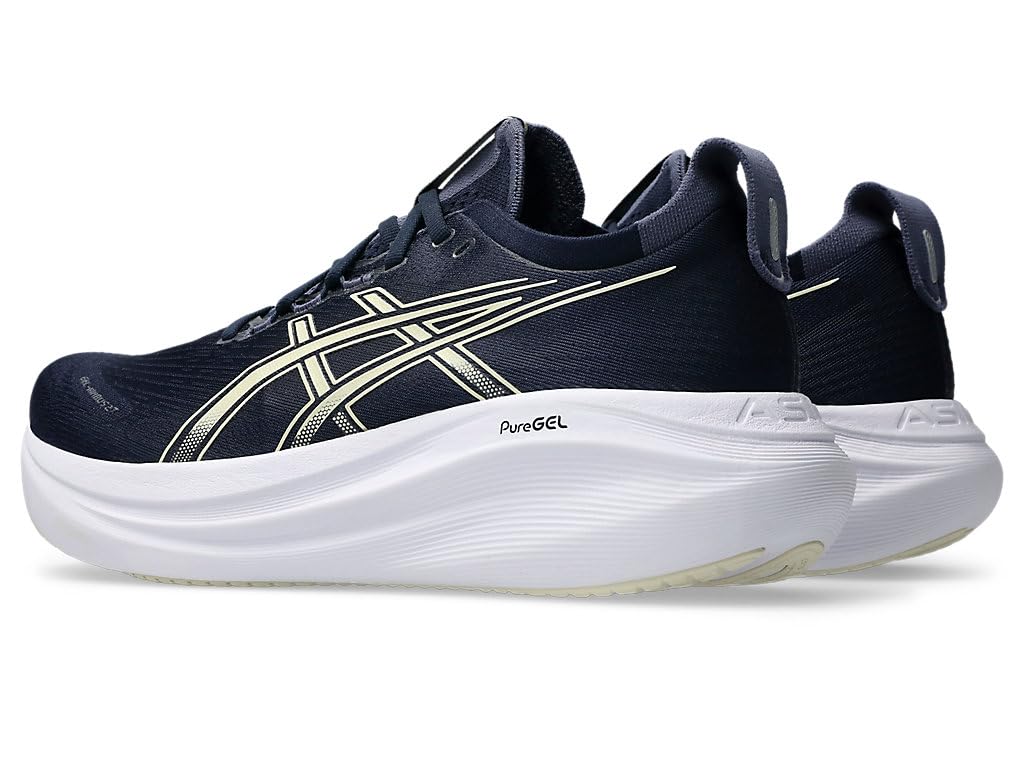 ASICS Gel-Nimbus 27, Sneaker Hombre, Midnight Vanilla, 44.5 EU