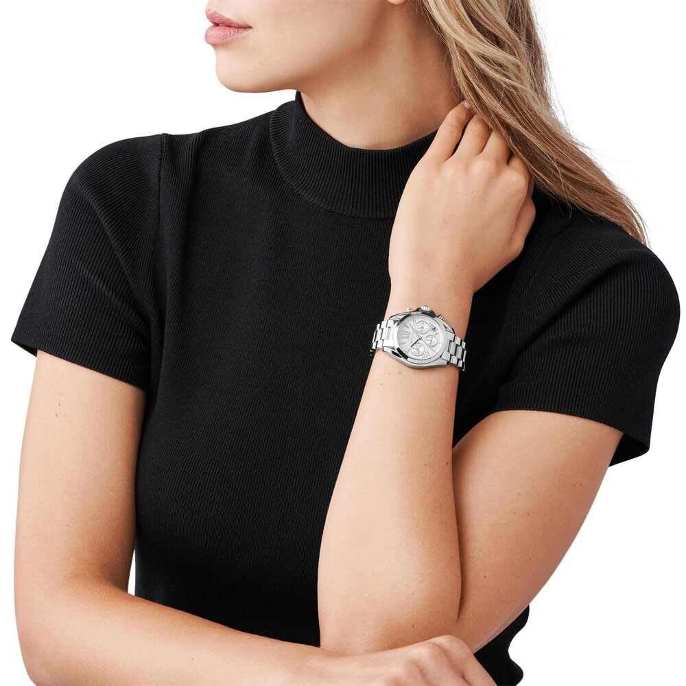 Michael Kors - Reloj de Mujer de Acero Inoxidable Plateado MK6174