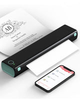 Phomemo M08F Impresora Térmica Portátil, Compatible con Papel Térmico A4, Impresoras de Viaje Móviles Inalámbricas para Automóviles y Oficinas