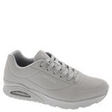 Skechers Uno Stand On Air, Zapatillas Hombre, Light Grey Durabuck Mesh, 48.5 EU