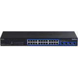 TRENDnet, TEG-S50284, conmutador multigigabit de 28 Puertos, 24 Puertos RJ45 de 2,5 GB, 4 Puertos SFP+ de 10 GB