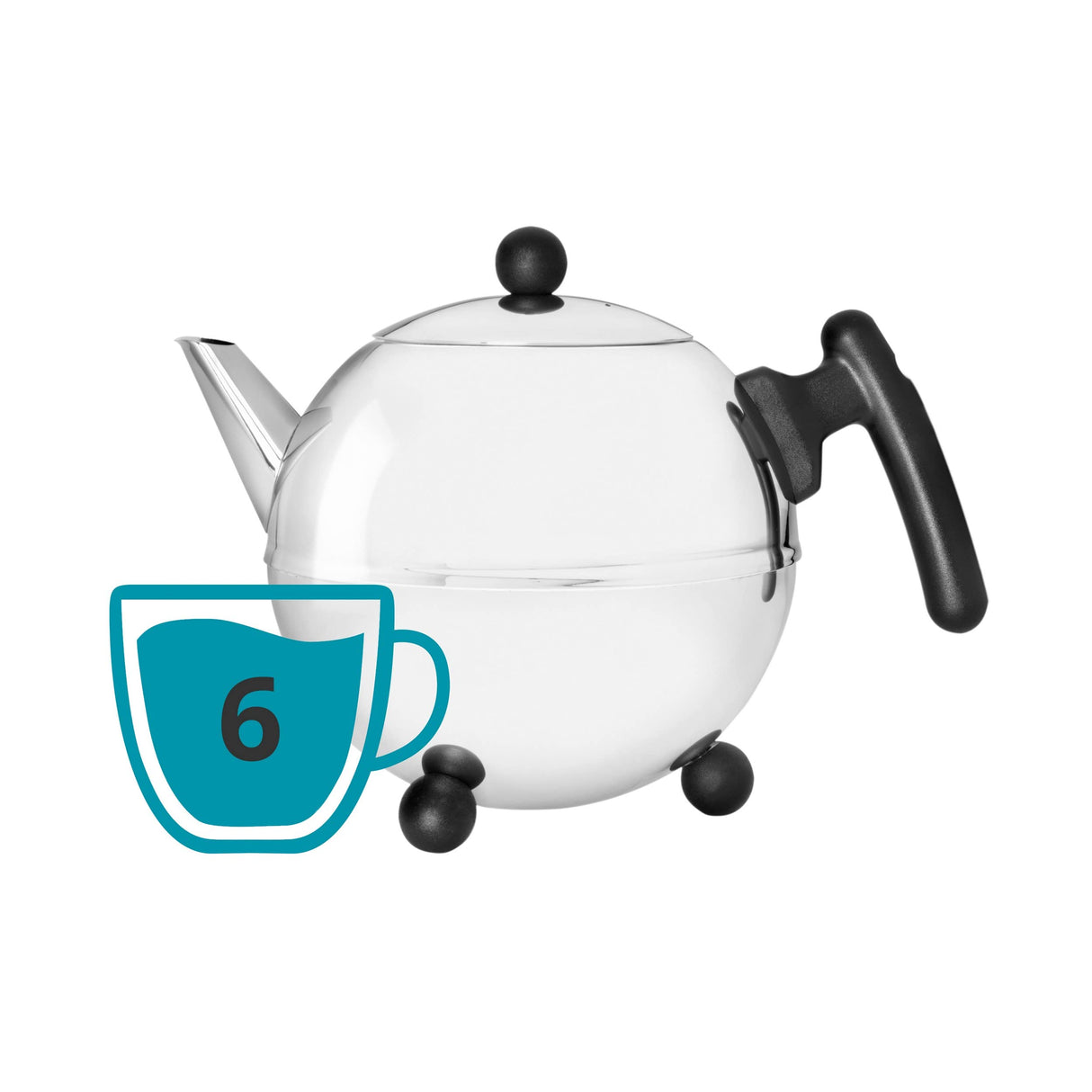 BREDEMEIJER Tetera INB1304Z, 1.2 litros, Inoxidable