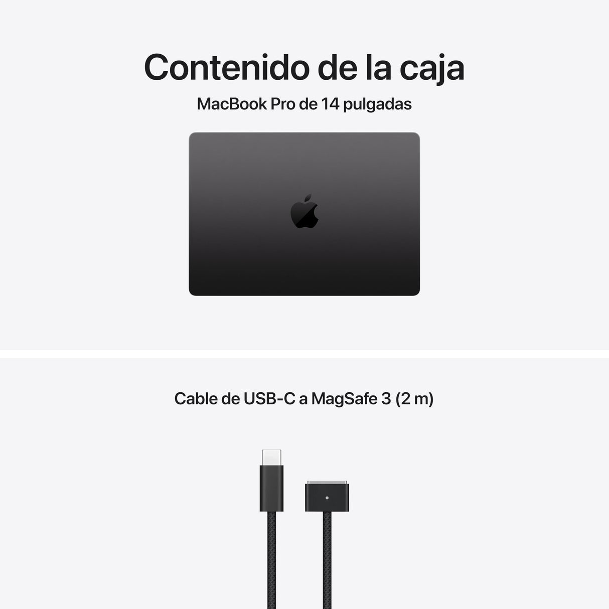 Apple MacBook Pro Portátil de 14,2" con M5,CPU de 10 núcleos y GPU de 10 núcleos: Creado para Apple Intelligence, Pantalla Liquid Retina XDR y 16 GB de Memoria unificada, 512GB; Negro Espacial