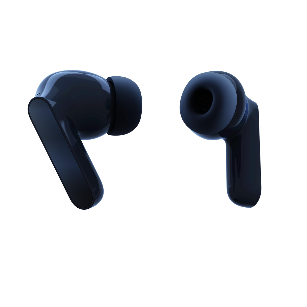 Motorola Moto Buds, Auriculares inalámbricos, Sonido inmersivo con Dolby Atmos, reducción de Ruido, autonomía de 42 Horas, 3 micrófonos, Azul Marino [Versión Francesa]