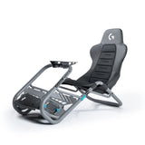 Playseat Trophy - Cabina de simulación de Carreras Logitech G Edition | Totalmente Ajustable | Compatible con Todos los Volantes Direct Drive | Ligero y Robusto