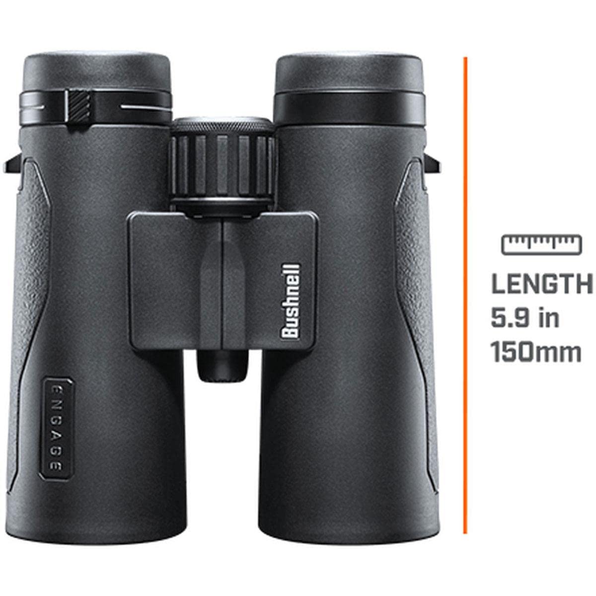 Bushnell - Engage X - 10x42 - Negro - Prisma de techo - Resistente al agua y a la niebla - Con revestimiento múltiple - Prismáticos - Vida silvestre - Observación de aves - Viajes - BENX1042