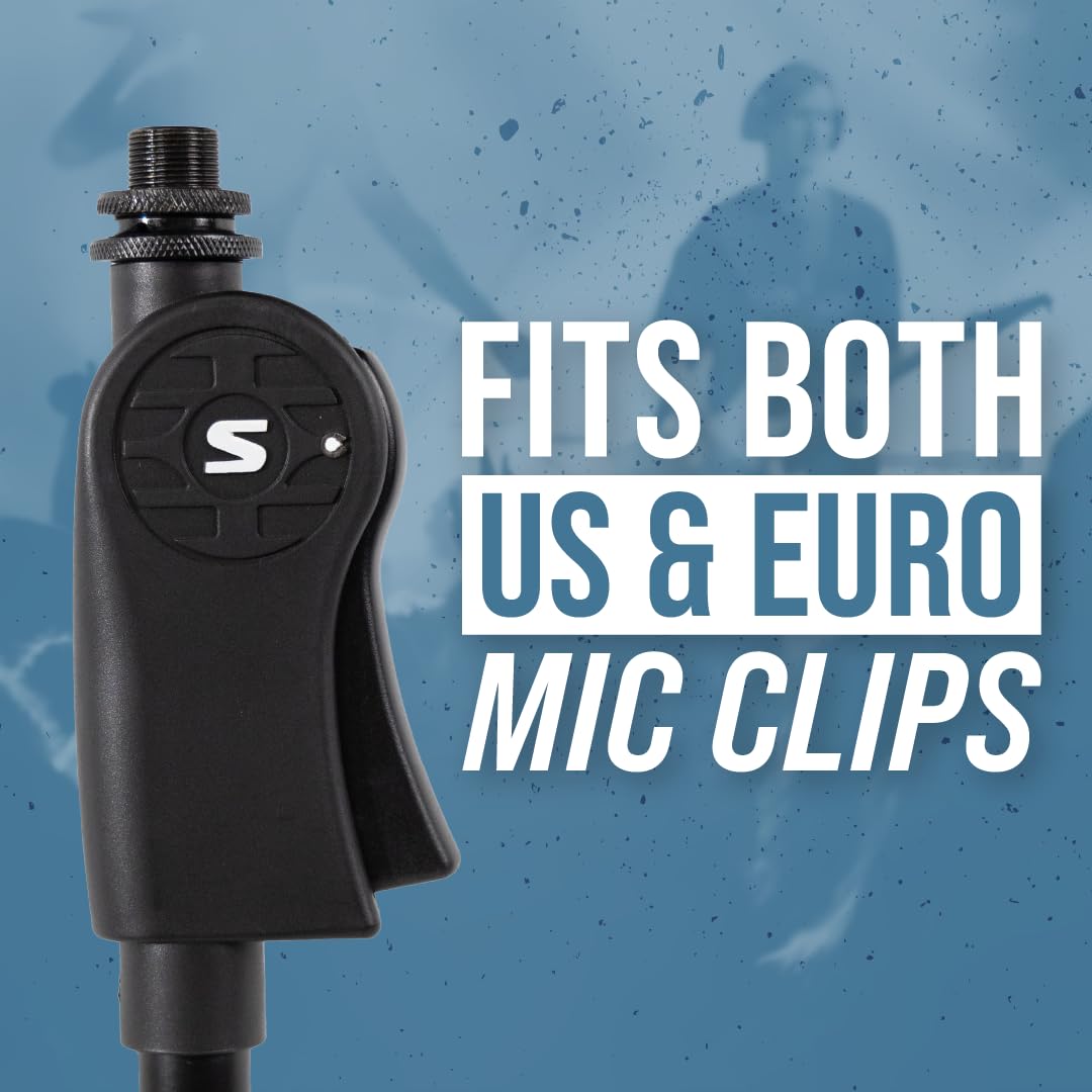 Shure by Gator Stage & Studio Series; Pie de trípode de lujo Shure con empuñadura para una mano; (SH-TRIPODSTANDDX)