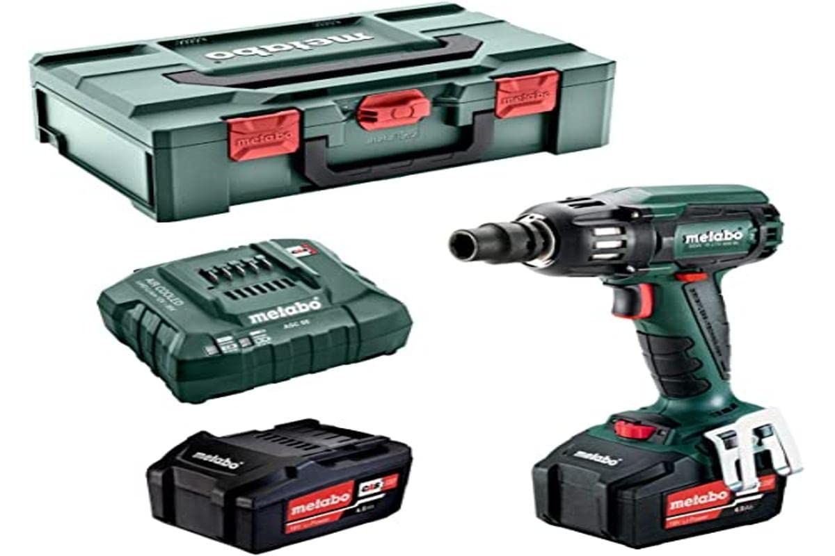METABO MÁQUINAS - Metabo SSW 18 LTX 400 (Nm) BL 1/2" - Atornillador de Impacto a batería 1/2" 18v 4.0 ah