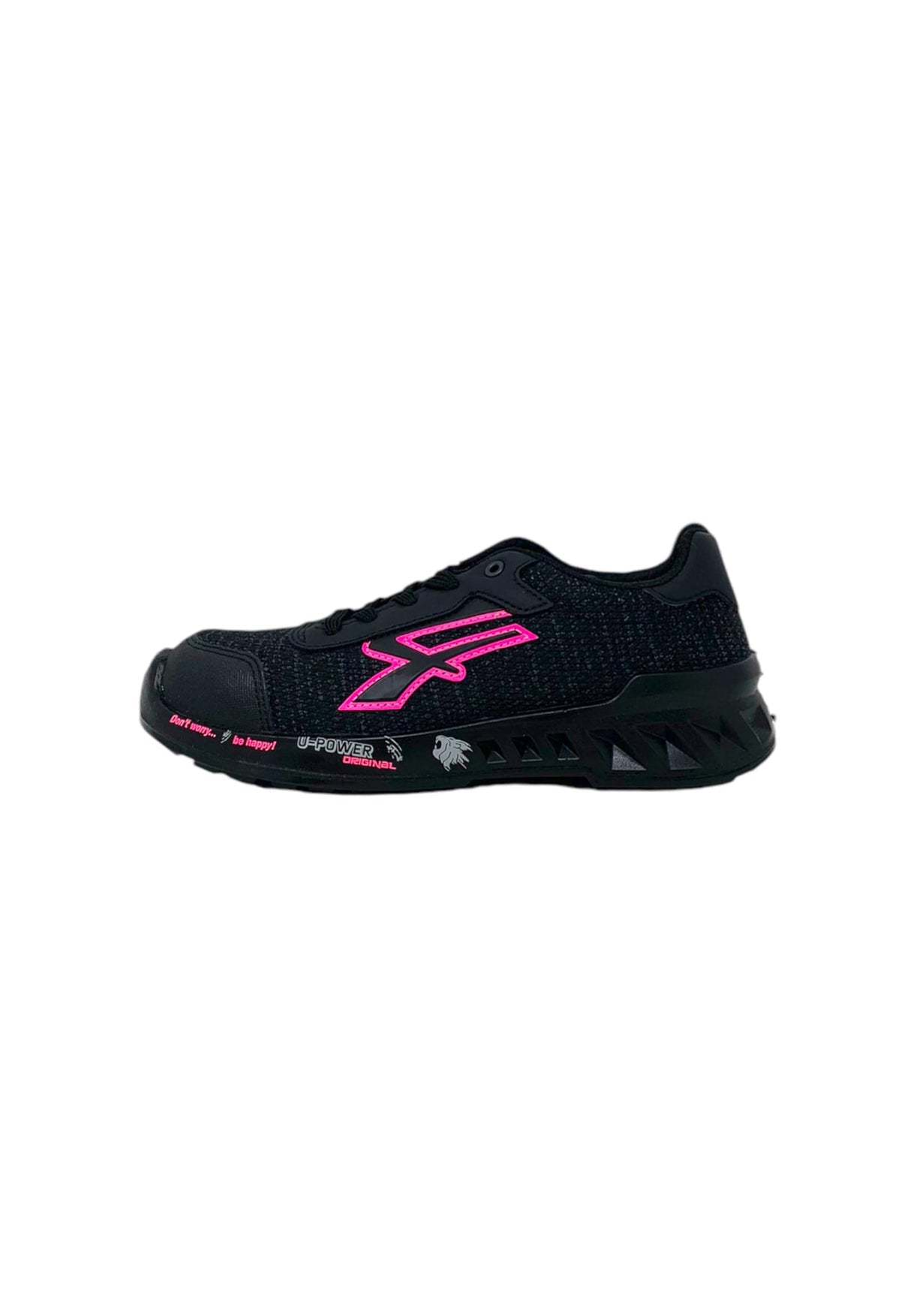U-Power RV20086 Linea RED LEVE Modelo MICHELLE Zapatos de Seguridad, S1P SRC ESD, Negro, 37 Tamaño