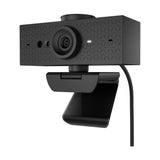 HP 620 Webcam - Full HD, 1920 x 1080, videoconferencias, autoenfoque, micrófono Integrado, Windows Hello, Teams, Zoom, Google Meet, Twitch, Youtube, Streaming - Color Negro