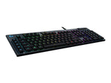 Logitech G 815 Teclado mecánico Gaming Switch táctil GL Perfil Plano diseño escandinavo Carbono