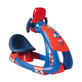 Smoby - Spidey - V8 Driver - Simulador de conducción - Piloto de Carreras - Volante electrónico - Funciones de aceleración y Marcha atrás - Sonidos y Luces - A Partir de 3 años - Fabricado en Francia