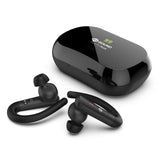 Meliconi MYSOUND True FIT Plus, Auriculares True Wireless Bluetooth 5.3 Negro, para Deportes, Control Táctil, Estuche de Carga con LED, Batería de 32 Horas
