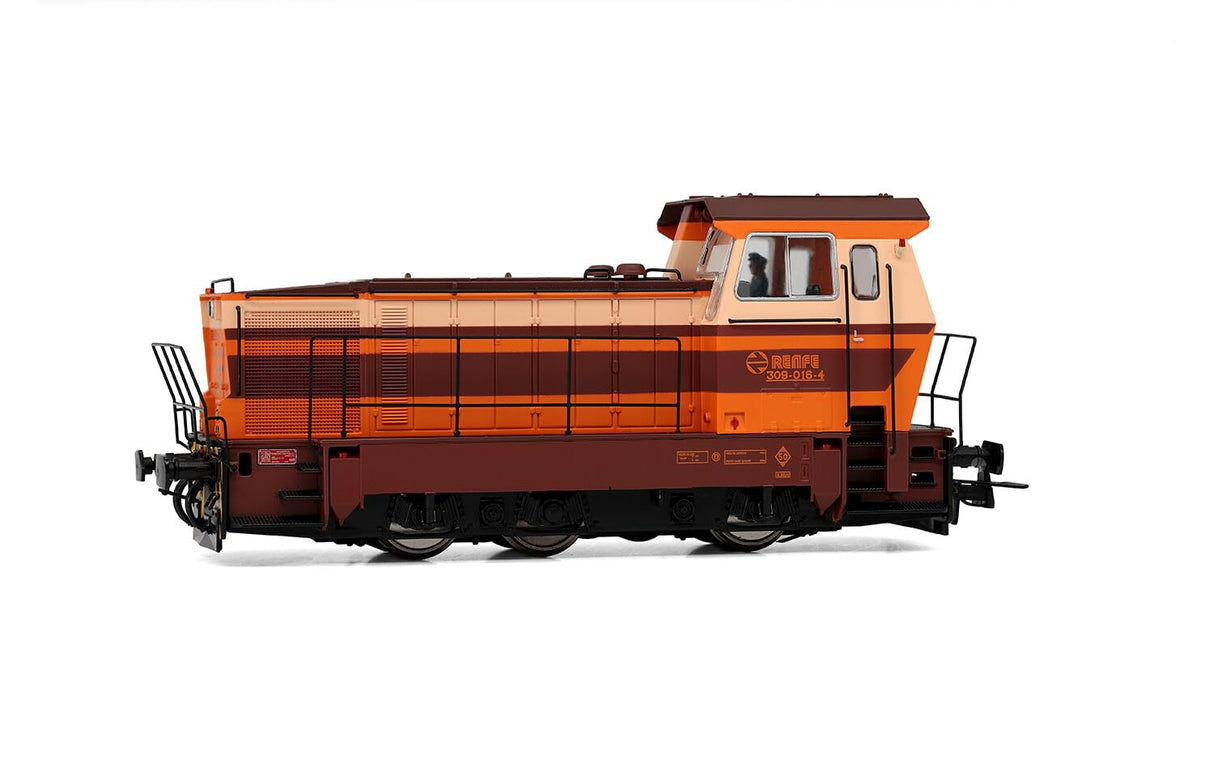 Electrotren HE2012 RENFE, Locomotora diésel de maniobras 309, decoración Estrella, EP. Locomotora IV, Diésel