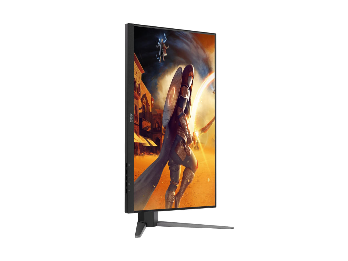 AOC Q27G4ZD 27 Pulgadas WQHD Monitor 280Hz, QD-OLED Panel, 0.03ms GtG, Adaptive Sync, HDR400 TrueBlack, G-Sync Compatible, Ajuste de Altura, (2560x1440 HDMI 2X 2.1 DP 1x 1.4 USB Hub) Negro