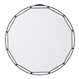 Manfrotto HaloCompact Plus Diffuser 98 cm / 38 pulg. Difusor Circular 2 Stop - Tecnología RapidExoframe, Bastidor de Aluminio Colapsable - LL LR3333, Plata/Blanco