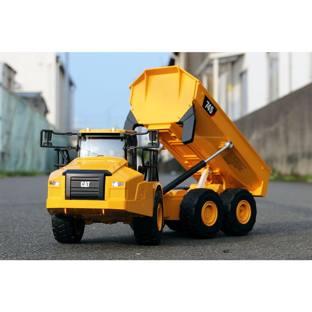 Carrera - 37025004-1:24 RC Cat 745 Articulated Truck - Camión articulado