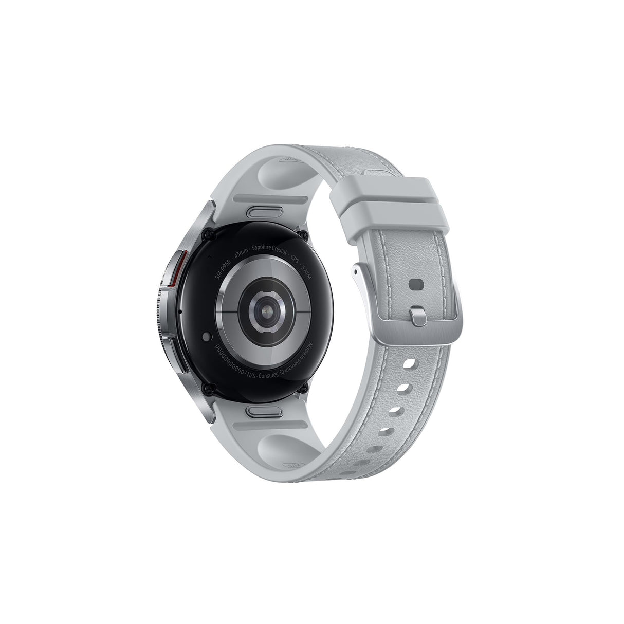 Samsung Galaxy Watch6 Classic Bluetooth, 43 mm + Correa de recambio - Smartwatch, Control de Salud, Seguimiento Deportivo, Batería de Carga Rápida, Plateado (Versión Española)