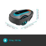 Gardena Robot Cortacésped, Negro Y Turquesa, hasta 500 m²