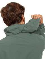 Jack Wolfskin Stormy Point 2L Jkt M Chaqueta, Hedge Green, S para Hombre