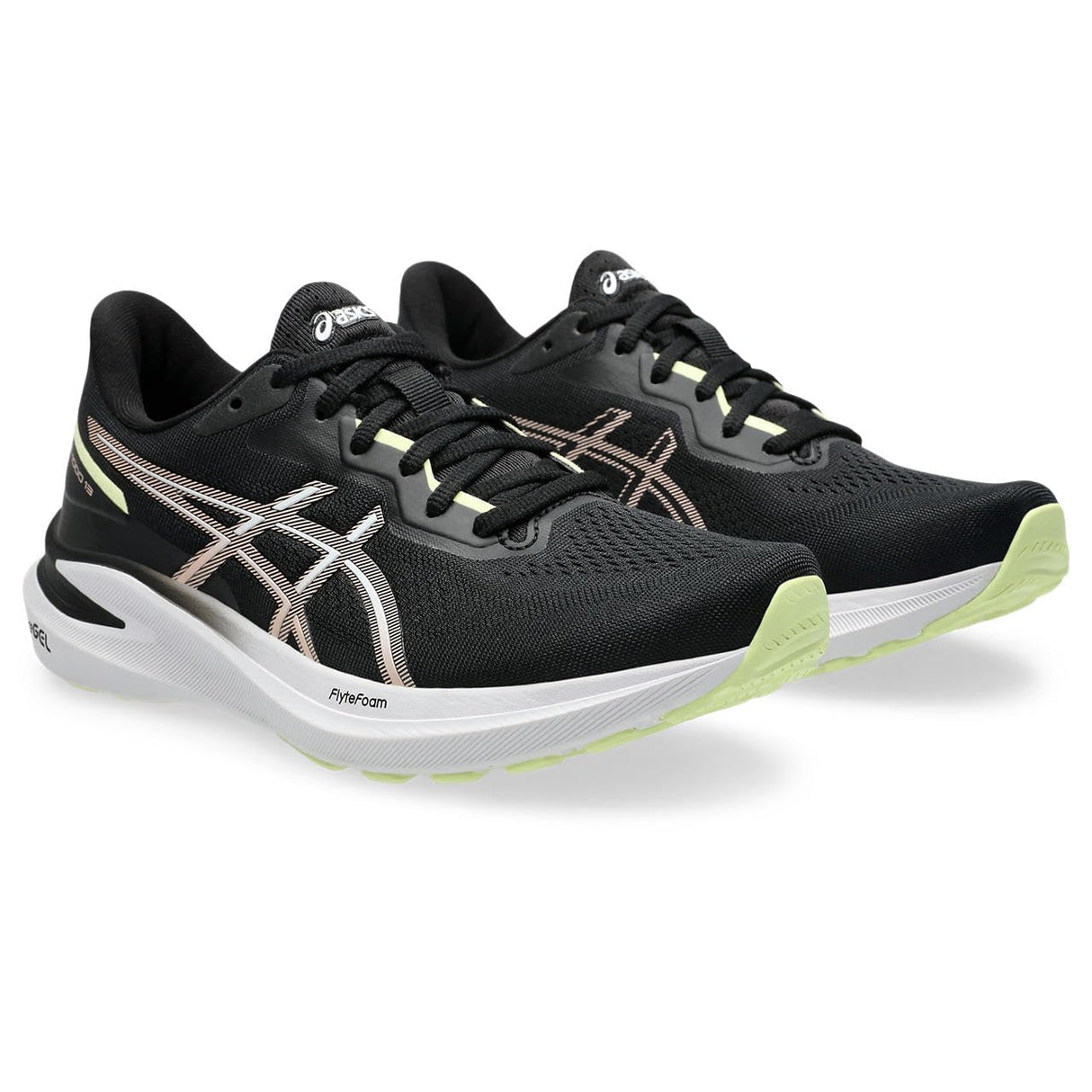 ASICS GT-1000 13, Sneaker Mujer, Negro/Brisa, 39 EU
