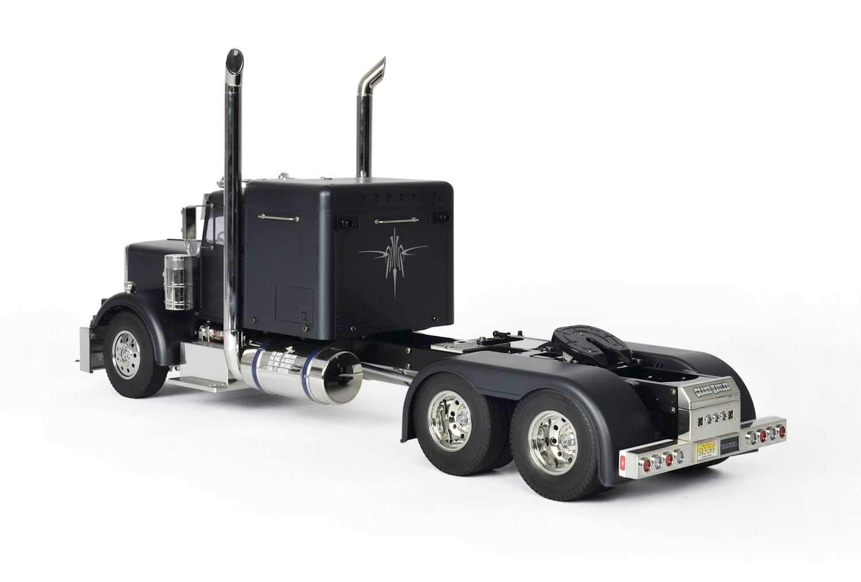 TAMIYA 56356 Other License 1:14 RC Grand Hauler Matte Black Edition, Negro