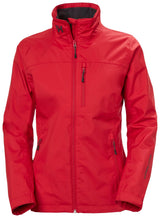 Helly Hansen Women's W Crew Midlayer Waterproof Windproof Breathable Sailing Jacket, Red, L