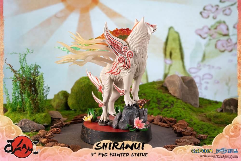 First4Figures-First 4 Shiranui Okami Pose Standard, sólido, Color Negro (F4F 201387)