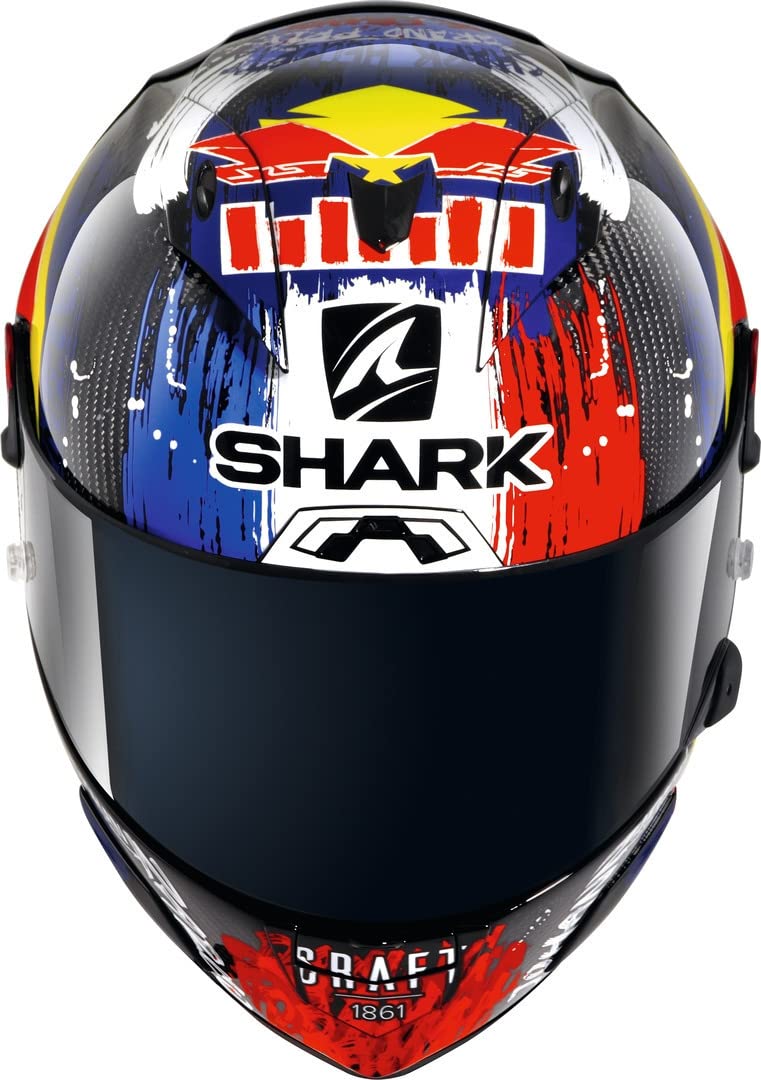 SHARK Race-R Pro GP 06 Replica Zarco Chakra DVB Casco Integral Moto, Unisex, XS