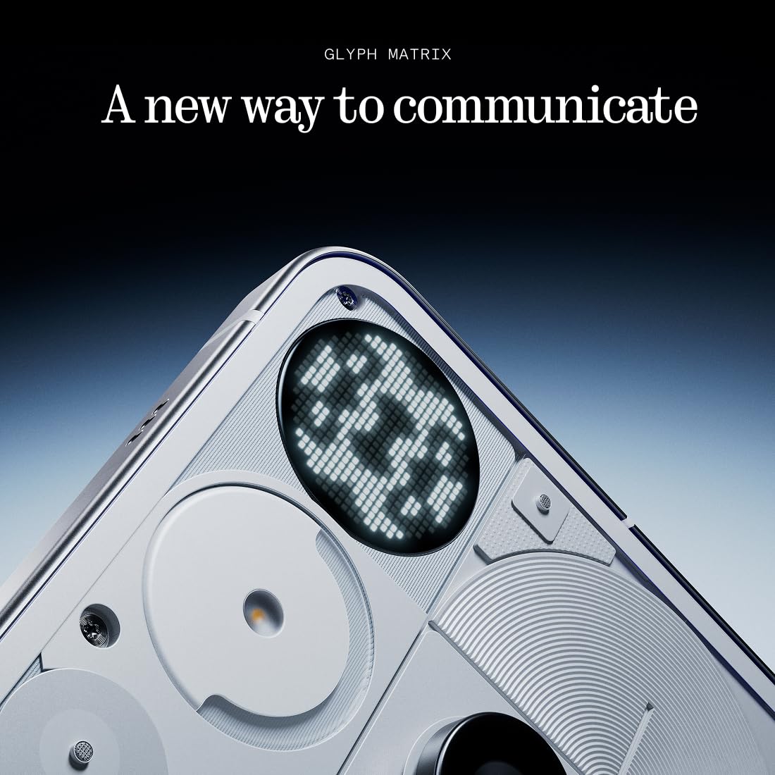 Nothing Phone (3) – Smartphone con Triple Cámara 50MP, Batería de Silicio Carbono de Larga Duración 24h, Pantalla AMOLED 6,67" con 120Hz y Glyph Matrix, 12GB + 256GB - Blanco