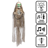 Boland- Halloween Decoración Colgante Cascabeles de Hueso, Multicolor, 183 cm (73123)