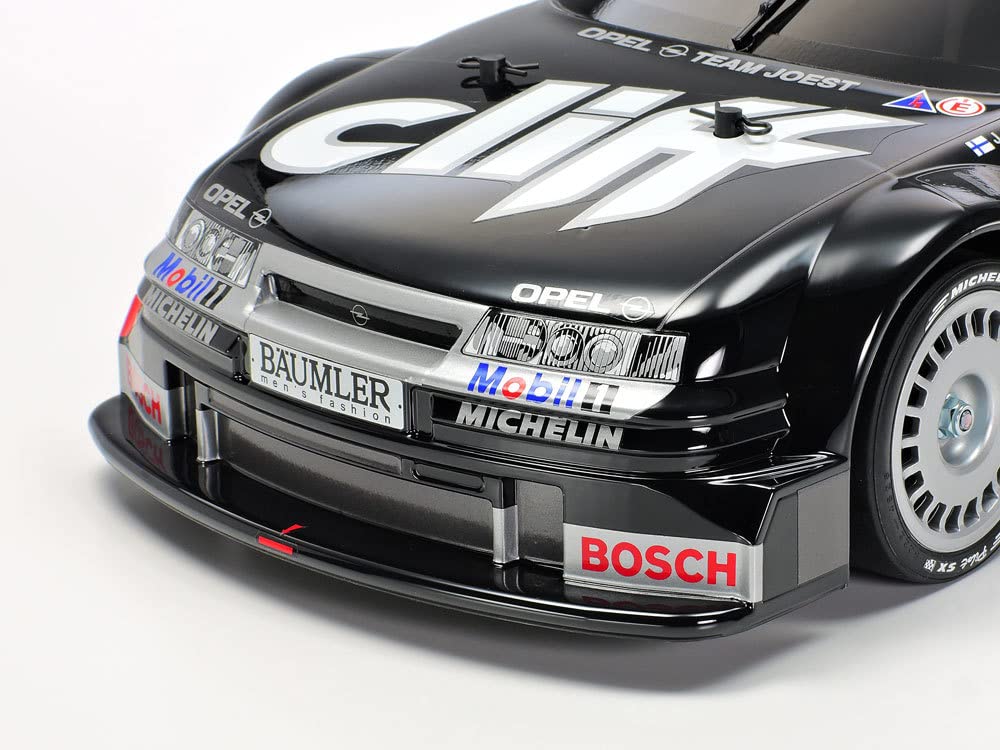 Tamiya 58701 1:10 Opel Calibra V6 Cliff (TT-01E) - Coche teledirigido, vehículo RC, modelismo, Kit para Montar, Hobby, Manualidades, Multicolor