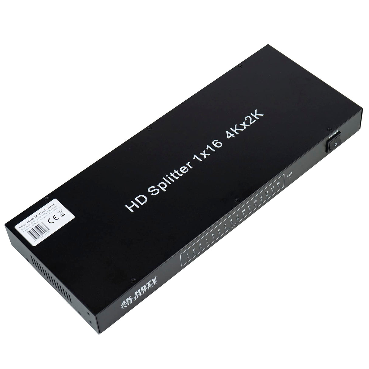 PNI HDMI Splitter 1.3 3D, 1 x 16 16 Puertos HDMI 1080p, Negro
