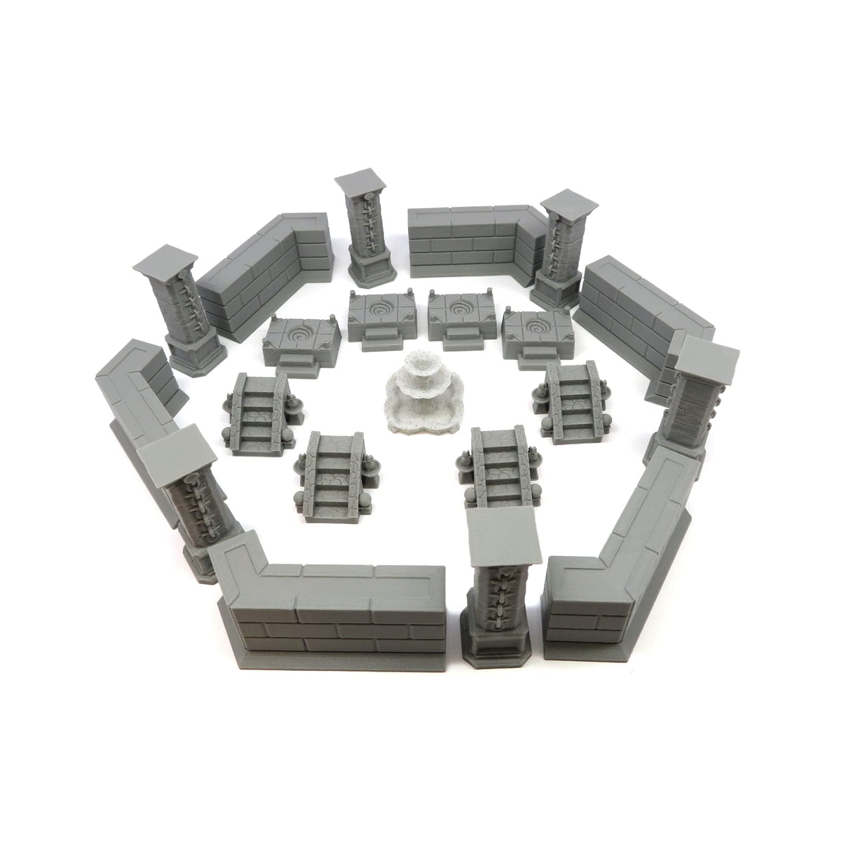 BG Expansions - Pack Completo Premium de Escenografía para Gloomhaven | 139 Piezas 3D | Construcciones, Mobiliario, Natura, Trampas y Extras | Accesorios Compatibles y Detallados a Todo Color