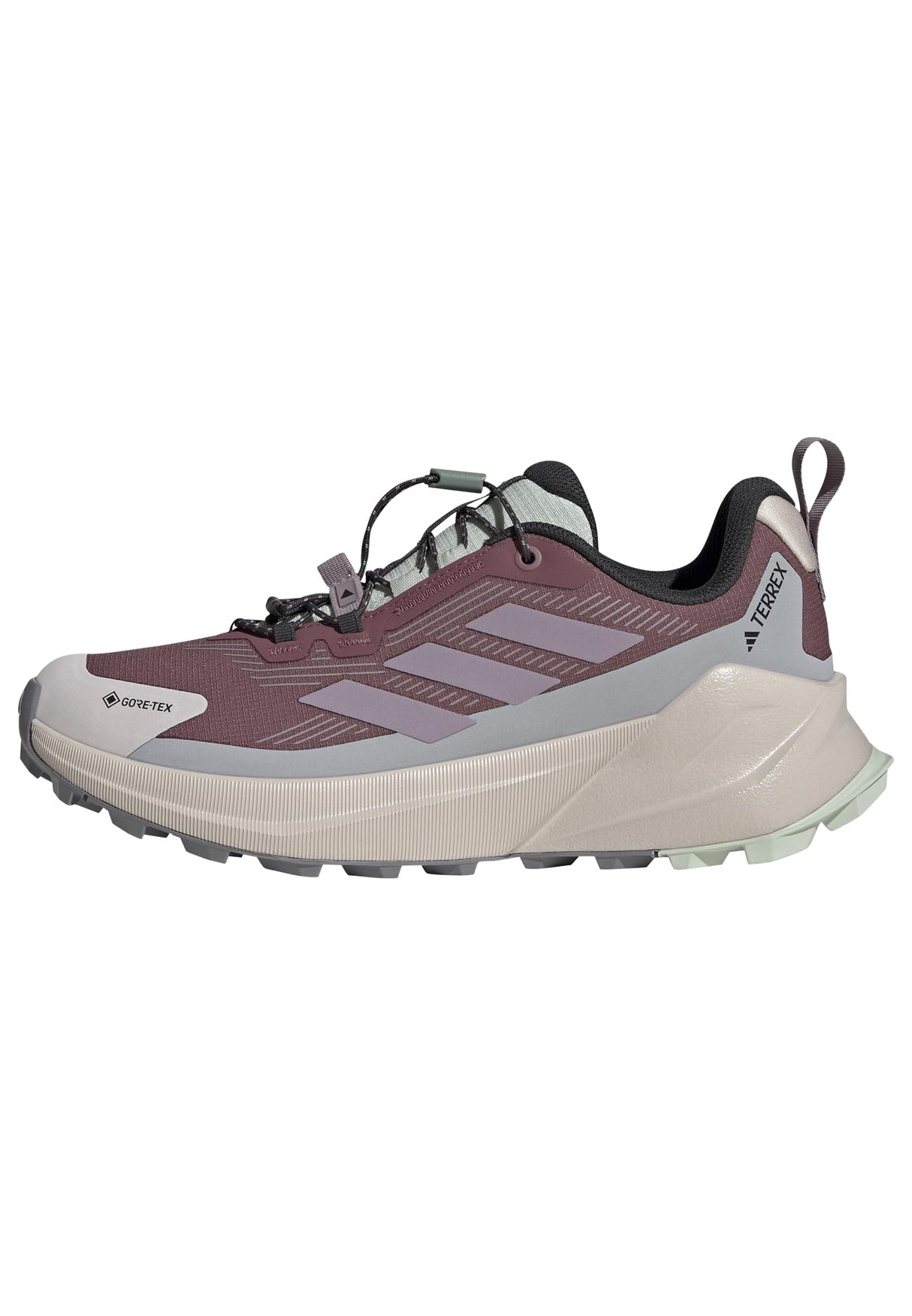 adidas Terrex Trailmaker 2 Gore-Tex Speed Lace Hiking Shoes, Zapatos de Senderismo Mujer, Burgundy/Preloved Fig/Grey Two, 38 EU