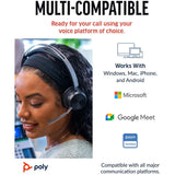 HP Poly Voyager Focus 2 - Auricolare - On-Ear - Bluetooth