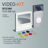 Kit Videoportero superficie2 hilos Bticino Linea 3000 con monitor CLASSE300X13E 363911