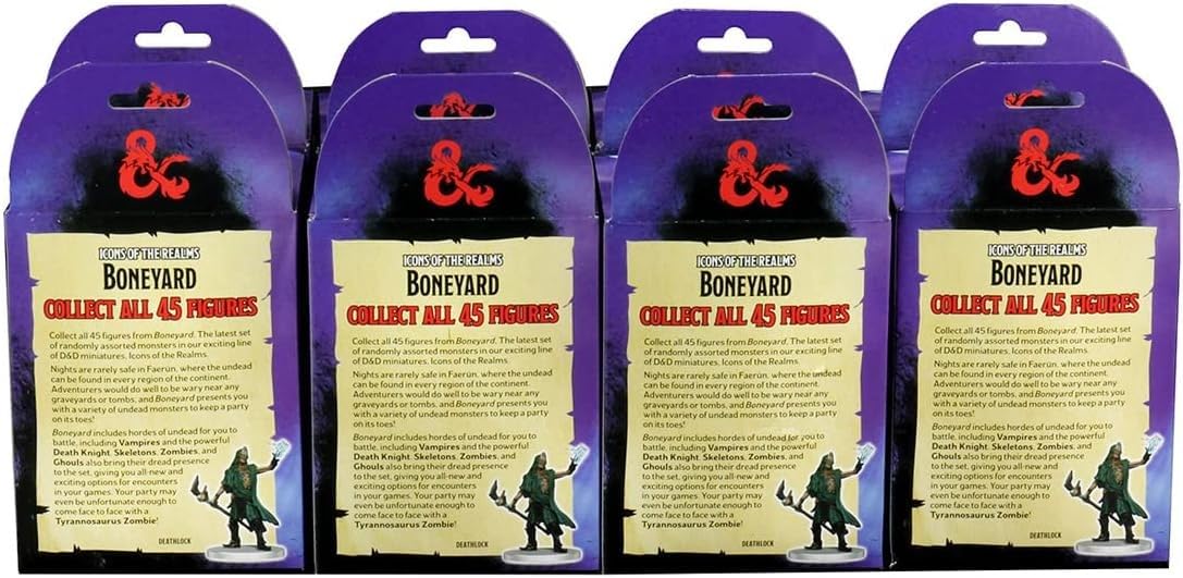 Wizkids D&D Icons of The Realms: Boneyard 8ct ladrillo (Set 18) | DND Miniaturas Halloween