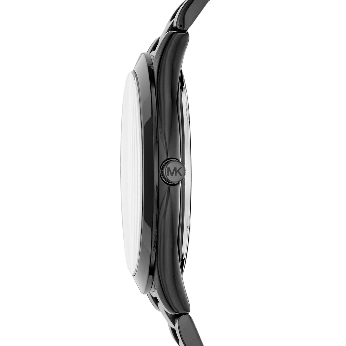Michael Kors - Pasarela Delgada con Acero Inoxidable Negro para Hombre MK8507