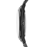 Michael Kors - Pasarela Delgada con Acero Inoxidable Negro para Hombre MK8507