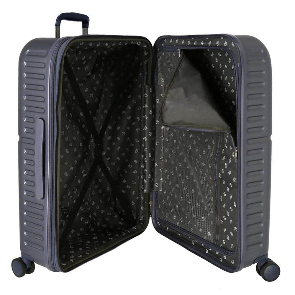 Pepe Jeans Kay Juego de maletas Azul 55/70 cms Rígida ABS Cierre TSA integrado 116L 7,54 kgs 4 Ruedas dobles Equipaje de Mano