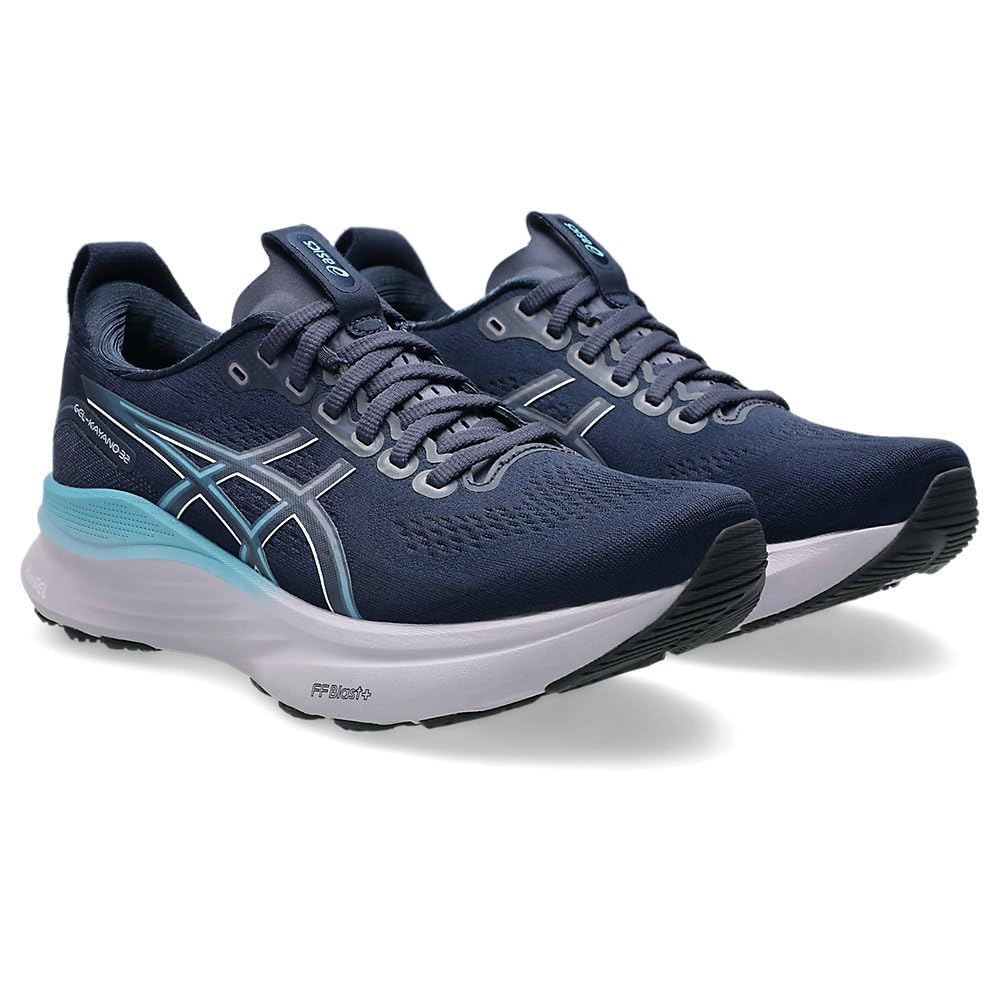 ASICS Gel-Kayano 32, Sneaker Mujer, Midnight Stillwater, 41.5 EU