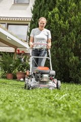 AL-KO Easy 4.60 SP-S Highline - Cortacésped autopropulsado de gasolina | Potente motor de 2 kW | Ancho de corte de 46 cm | Cubierta de acero