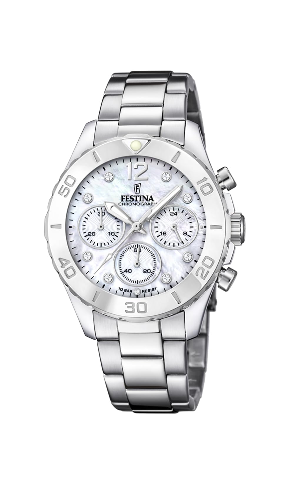 Reloj FESTINA para Mujer F20603/1 Boyfriend Collection Caja de Acero Inoxidable 316l Gris Plata Correa de Acero Inoxidable 316l Gris Plata