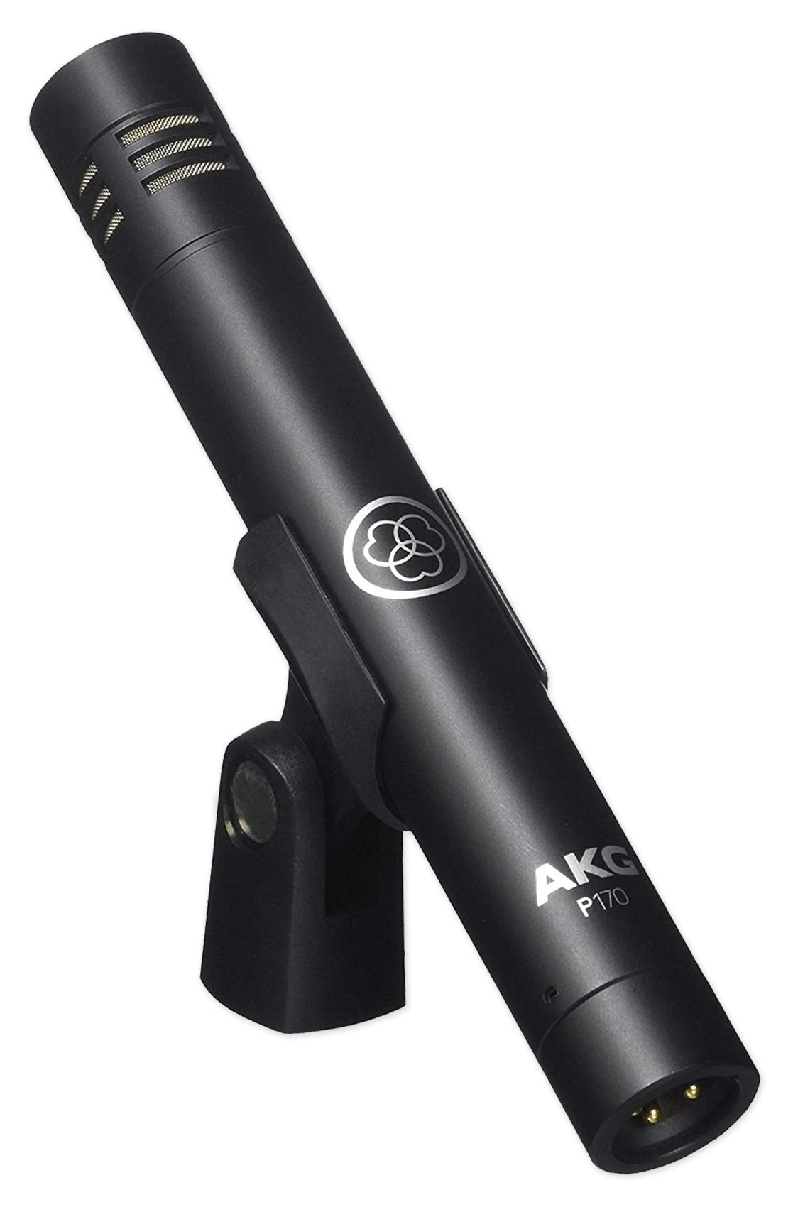 AKG P170 - Micrófono de condensador (diafragma, de estudio, pequeño), color negro