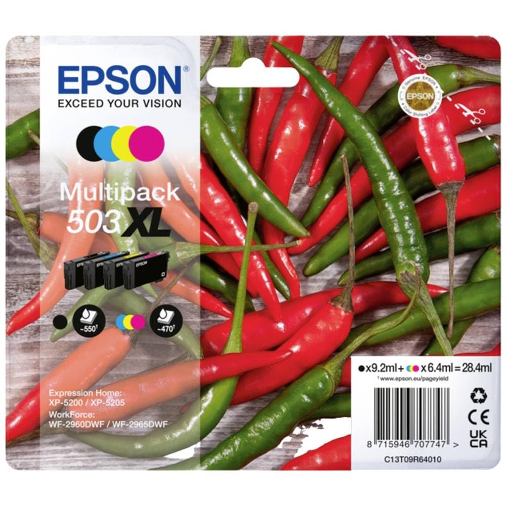 Epson 503XL Cartucho Multipack (4 Colores) Embalaje Eco-Friendly