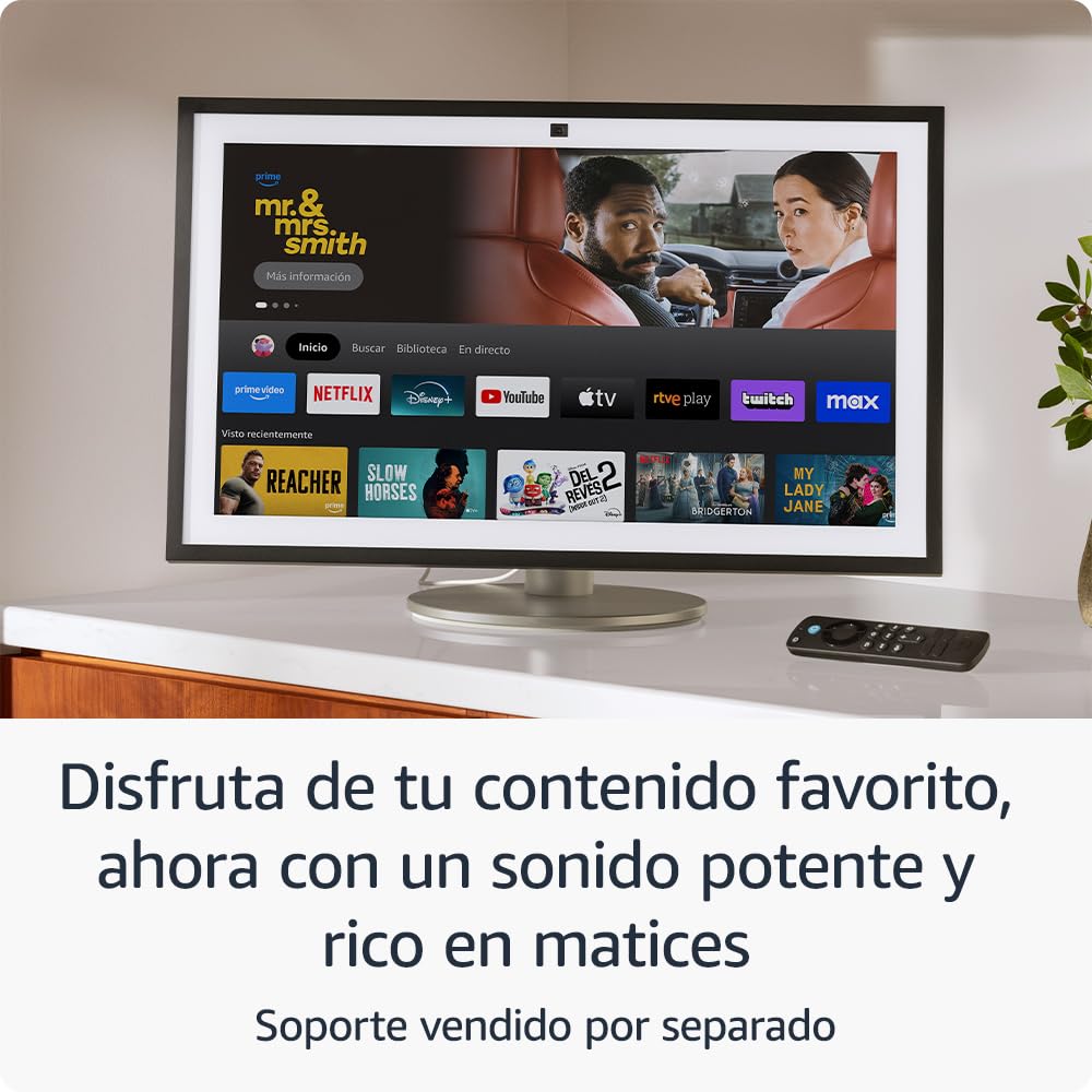 Amazon Echo Show 15 | Pantalla inteligente Full HD de 15,6", con Alexa, Fire TV integrado y mando por voz Alexa