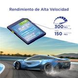 Integral Tarjeta SD de 1TB UHS-II V60 con velocidades de Lectura de hasta 300 MB/s y velocidades de Escritura de 150 MB/s. Tarjeta de Memoria de Alta Velocidad Profesional SDXC