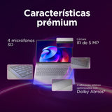 Lenovo Yoga 7 2-in-1 Gen 10 – Ordenador Portátil IA Convertible Táctil 14" OLED (Intel Core Ultra 5 226V, 16 GB RAM, 512 TB SSD, Wi-Fi 7, Win 11 Home, Copilot+ PC) Teclado QWERTY Español - Gris
